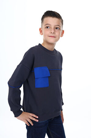 Toontoy Erkek Çocuk Baskılı Sweatshirt