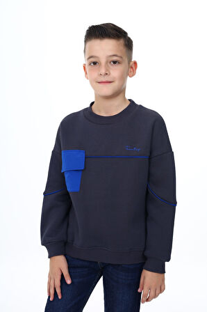 Toontoy Erkek Çocuk Baskılı Sweatshirt