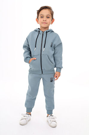 Toontoy Erkek Çocuk Nakışlı Eşofman Takım