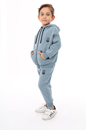 Toontoy Erkek Çocuk Nakışlı Eşofman Takım