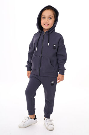 Toontoy Erkek Çocuk Nakışlı Eşofman Takım