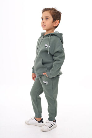 Toontoy Erkek Çocuk Nakışlı Eşofman Takım