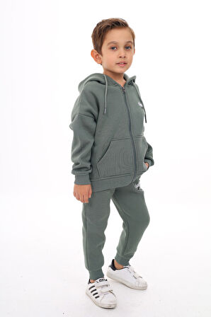 Toontoy Erkek Çocuk Nakışlı Eşofman Takım