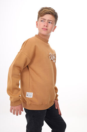 Toontoy Erkek Çocuk Baskılı Sweatshirt