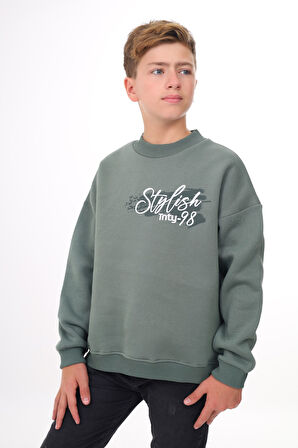 Toontoy Erkek Çocuk Baskılı Sweatshirt