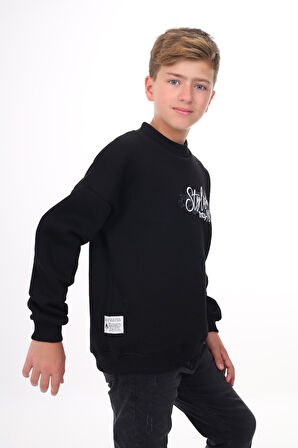 Toontoy Erkek Çocuk Baskılı Sweatshirt