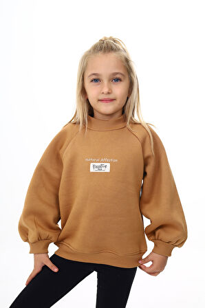 Toontoy Kız Çocuk Baskılı Sweatshirt