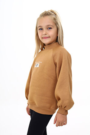 Toontoy Kız Çocuk Baskılı Sweatshirt