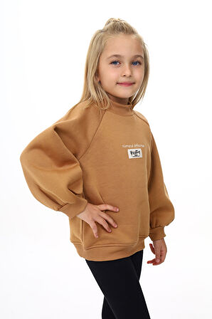 Toontoy Kız Çocuk Baskılı Sweatshirt