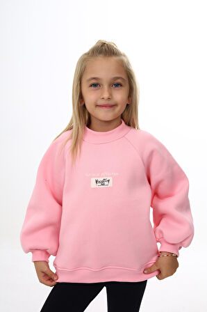 Toontoy Kız Çocuk Baskılı Sweatshirt