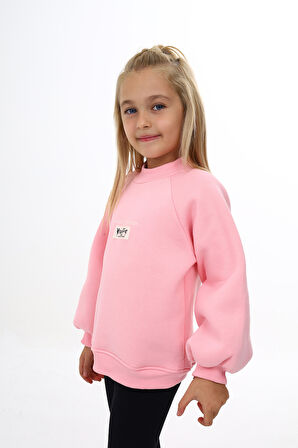 Toontoy Kız Çocuk Baskılı Sweatshirt
