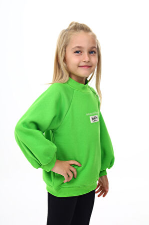 Toontoy Kız Çocuk Baskılı Sweatshirt