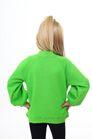 Toontoy Kız Çocuk Baskılı Sweatshirt