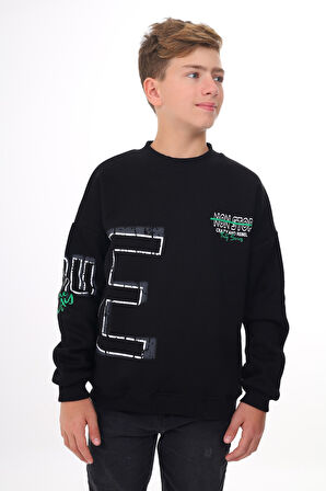 Toontoy Erkek Çocuk Baskılı Sweatshirt