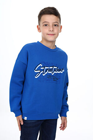 Toontoy Erkek Çocuk Baskılı Sweatshirt