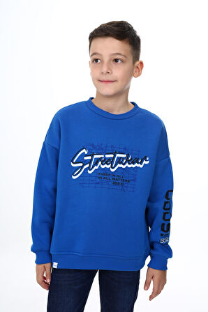 Toontoy Erkek Çocuk Baskılı Sweatshirt