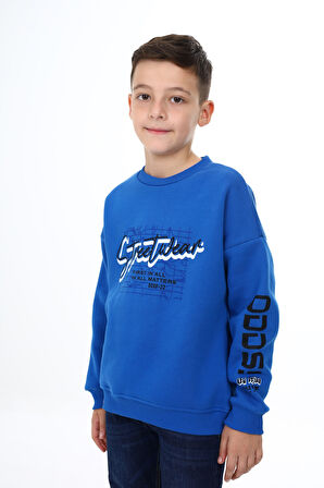 Toontoy Erkek Çocuk Baskılı Sweatshirt