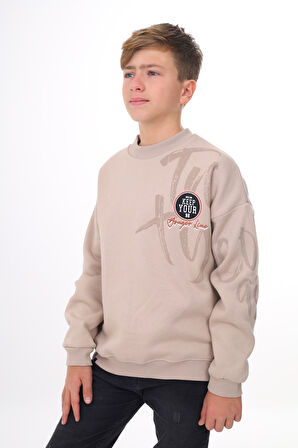 Toontoy Erkek Çocuk Baskılı Sweatshirt