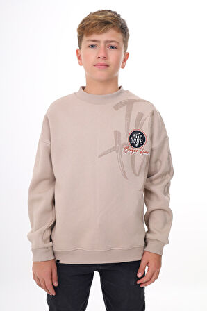 Toontoy Erkek Çocuk Baskılı Sweatshirt