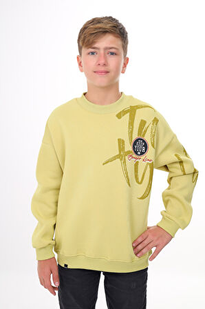 Toontoy Erkek Çocuk Baskılı Sweatshirt
