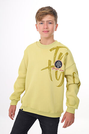 Toontoy Erkek Çocuk Baskılı Sweatshirt