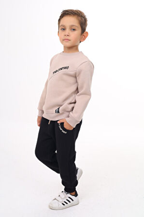 Toontoy Erkek Çocuk Nakışlı Eşofman Takım