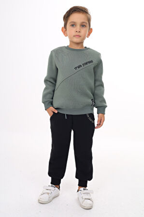 Toontoy Erkek Çocuk Nakışlı Eşofman Takım