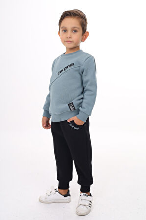 Toontoy Erkek Çocuk Nakışlı Eşofman Takım