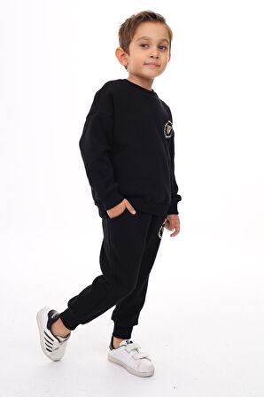 Toontoy Erkek Çocuk Nakışlı Eşofman Takım