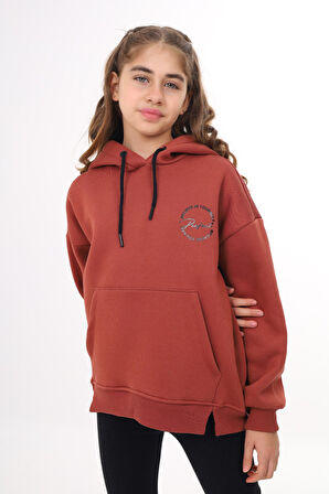 Toontoy Kız Çocuk Baskılı Sweatshirt