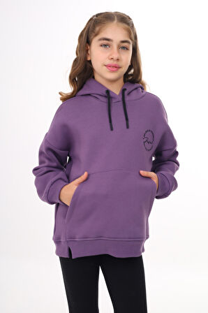 Toontoy Kız Çocuk Baskılı Sweatshirt