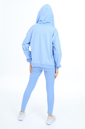 Toontoy Kız Çocuk Üçlü Taytlı Takım