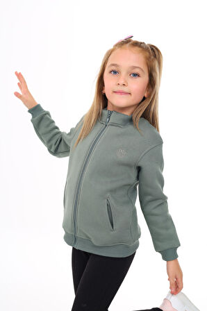 Toontoy Kız Çocuk Nakışlı Hırka