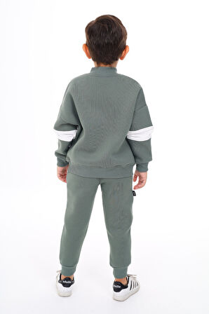 Toontoy Erkek Çocuk Nakışlı Eşofman Takım