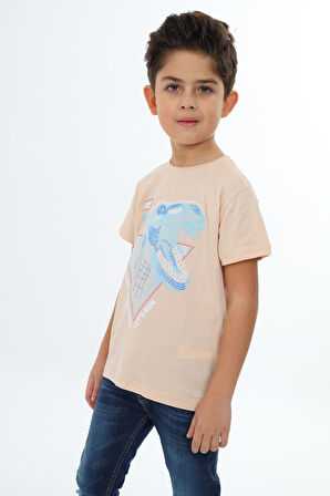 Toontoy Erkek Çocuk Baskılı Tişört