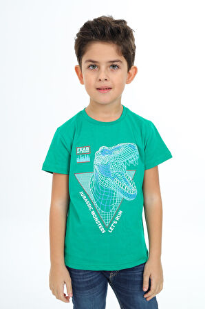 Toontoy Erkek Çocuk Baskılı Tişört