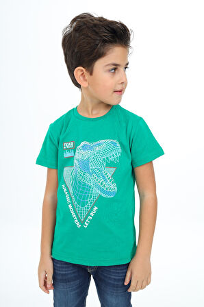 Toontoy Erkek Çocuk Baskılı Tişört