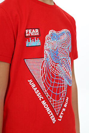 Toontoy Erkek Çocuk Baskılı Tişört