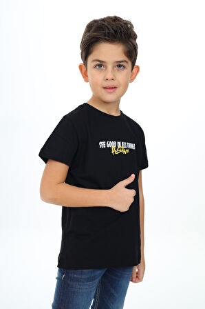 Toontoy Erkek Çocuk Baskılı Tişört