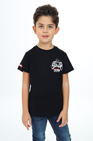 Toontoy Erkek Çocuk Baskılı Tişört