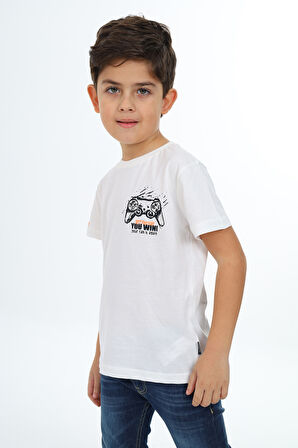Toontoy Erkek Çocuk Baskılı Tişört