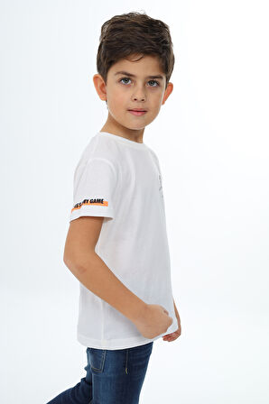 Toontoy Erkek Çocuk Baskılı Tişört