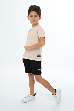 Toontoy Erkek Çocuk Baskılı Şortlu Takım