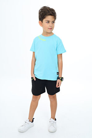 Toontoy Erkek Çocuk Baskılı Şortlu Takım