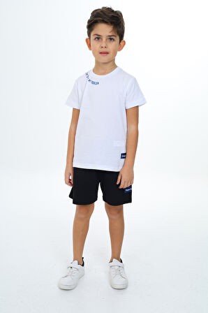 Toontoy Erkek Çocuk Baskılı Şortlu Takım