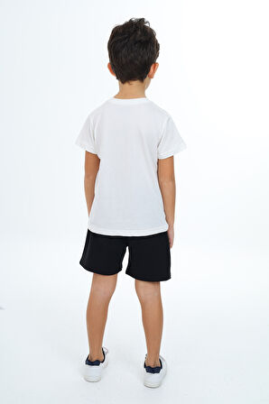 Toontoy Erkek Çocuk Baskılı Şortlu Takım