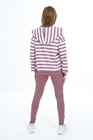 Toontoy Kız Çocuk Üçlü Taytlı Takım