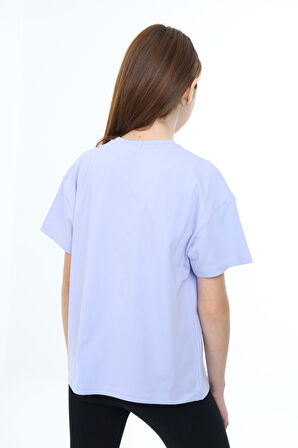 Toontoy Kız Çocuk Baskılı Tişört