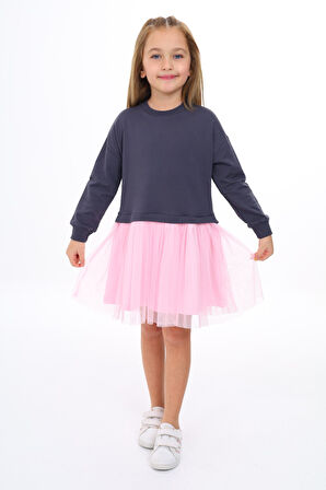 Toontoy Kız Çocuk Tüllü Elbise