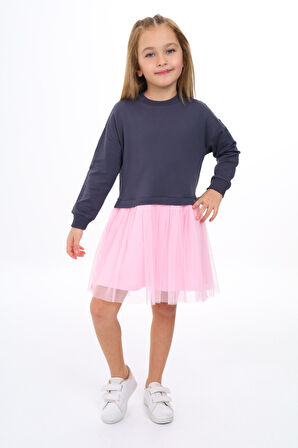 Toontoy Kız Çocuk Tüllü Elbise